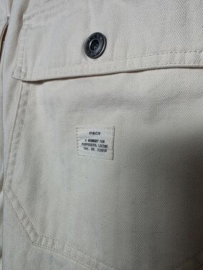 P&CO Beige Ecru Fatigue Pant